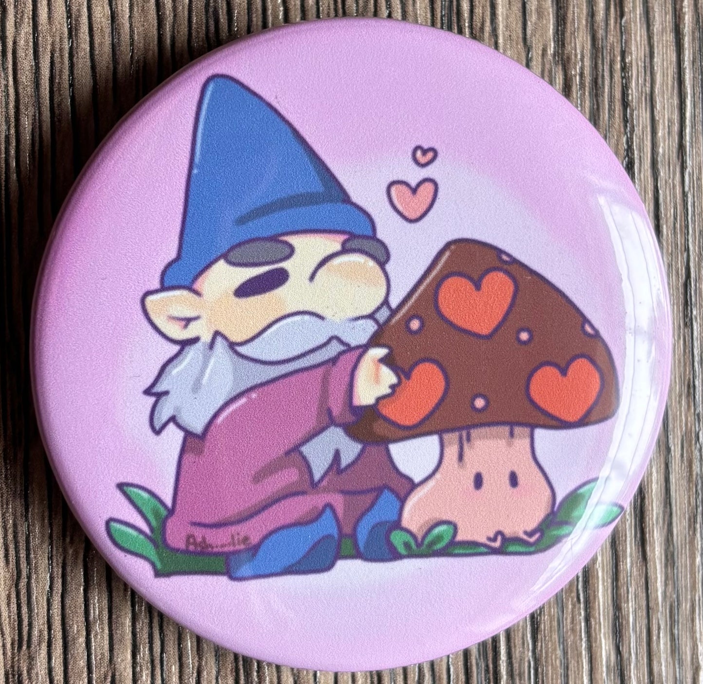 Gnome Love (Button)