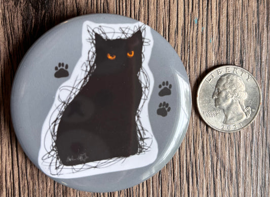 Black Cat (Button)