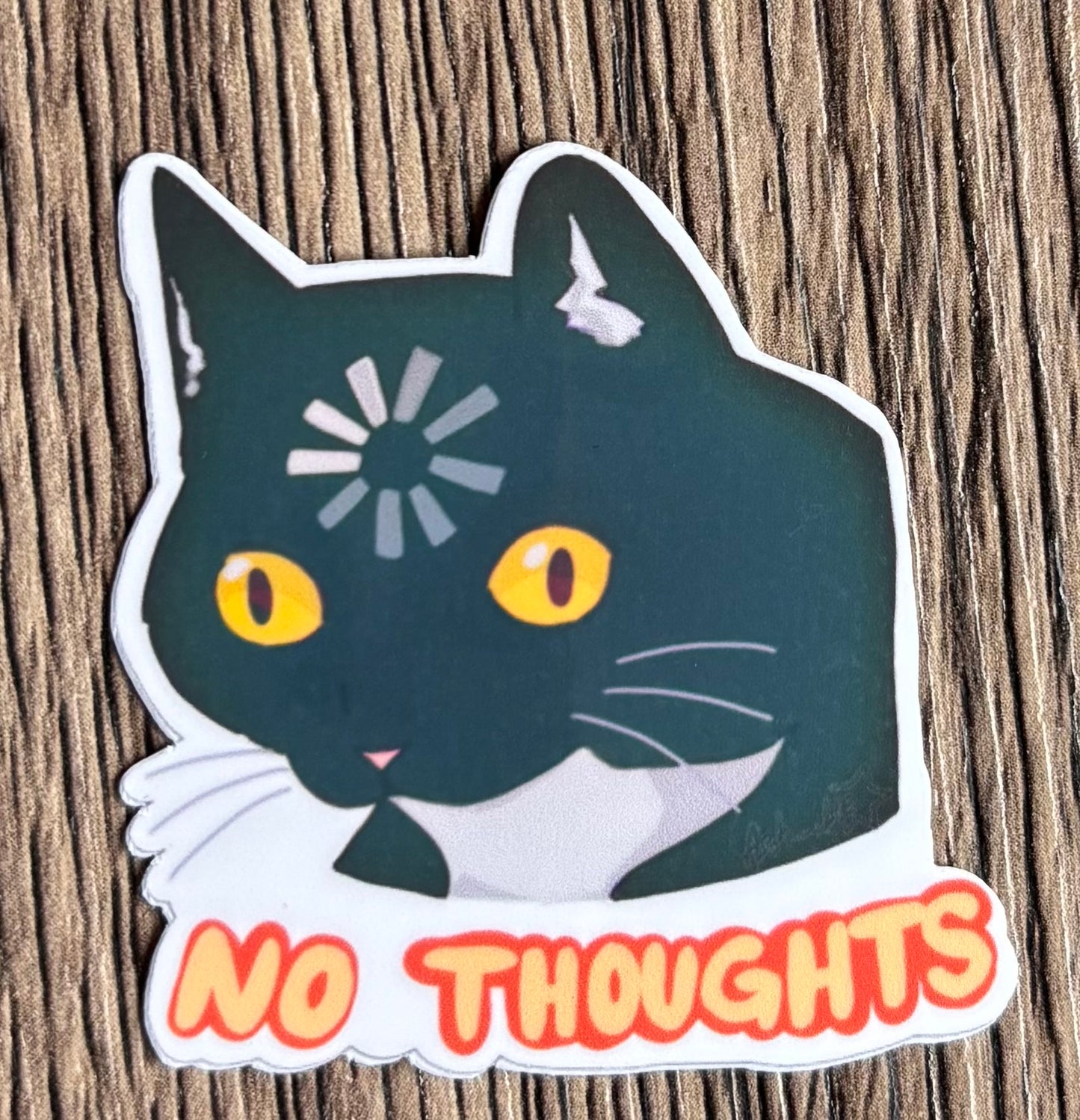 No Thoughts (Sticker)