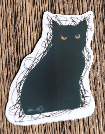 Black Cat (Sticker)