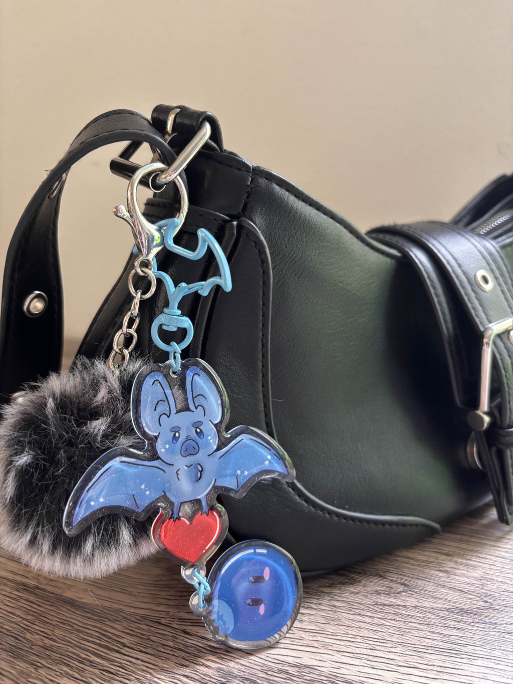 Blueberry Bat (Keychain)