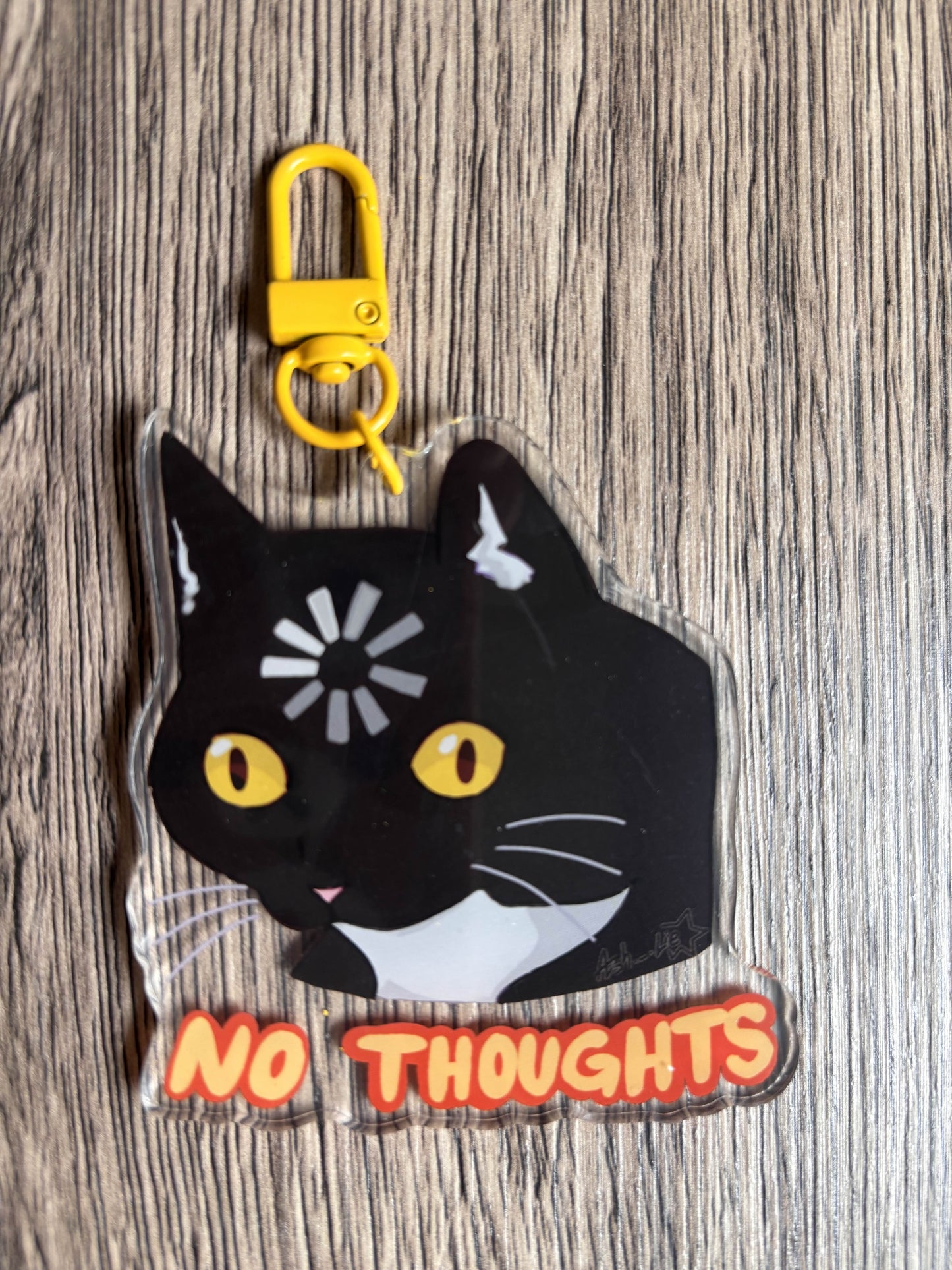 No Thoughts (Keychain)