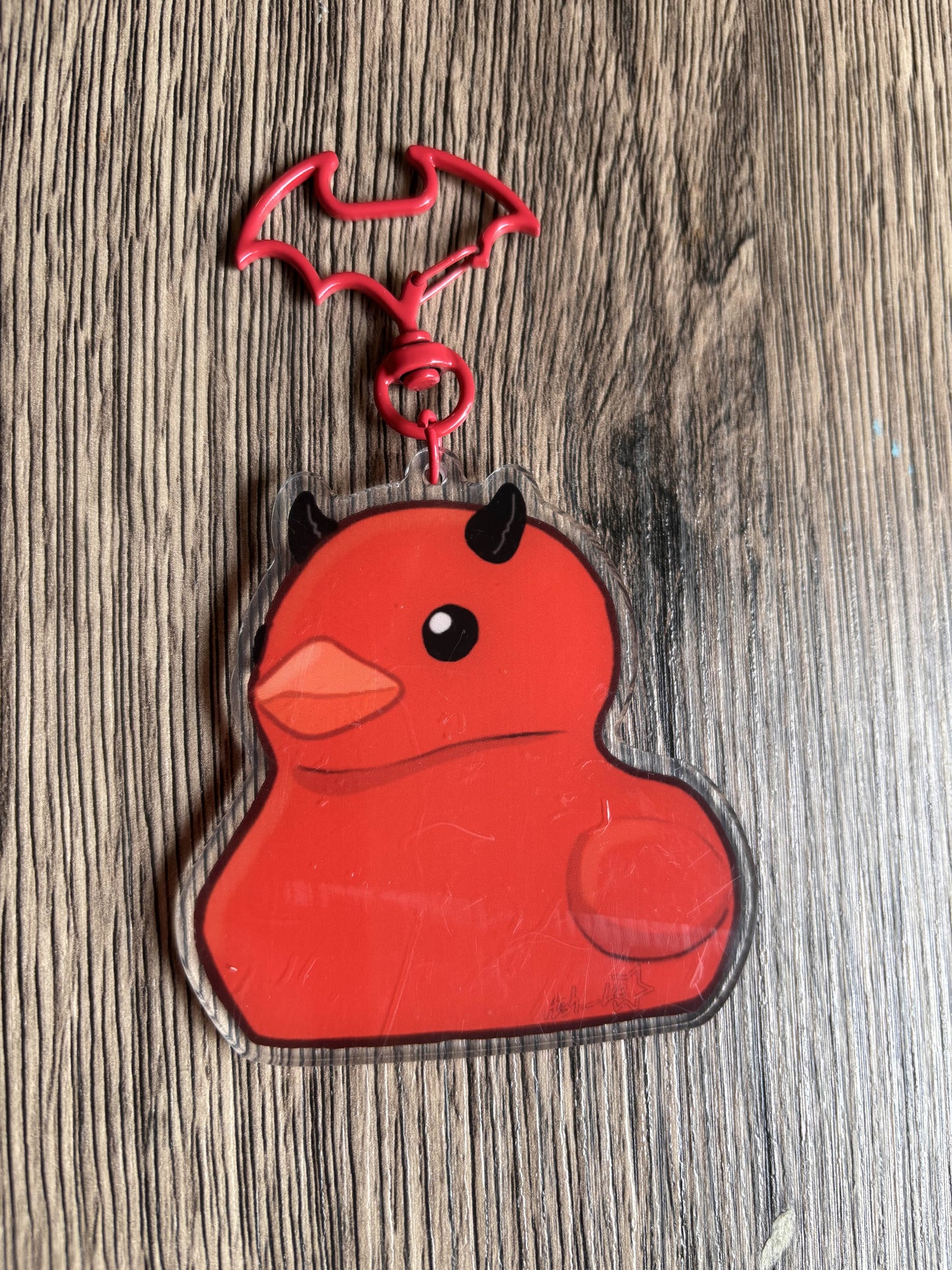 Evil Red Duck (Keychain)