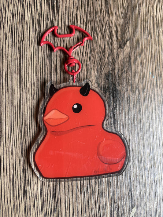 Evil Red Duck (Keychain)