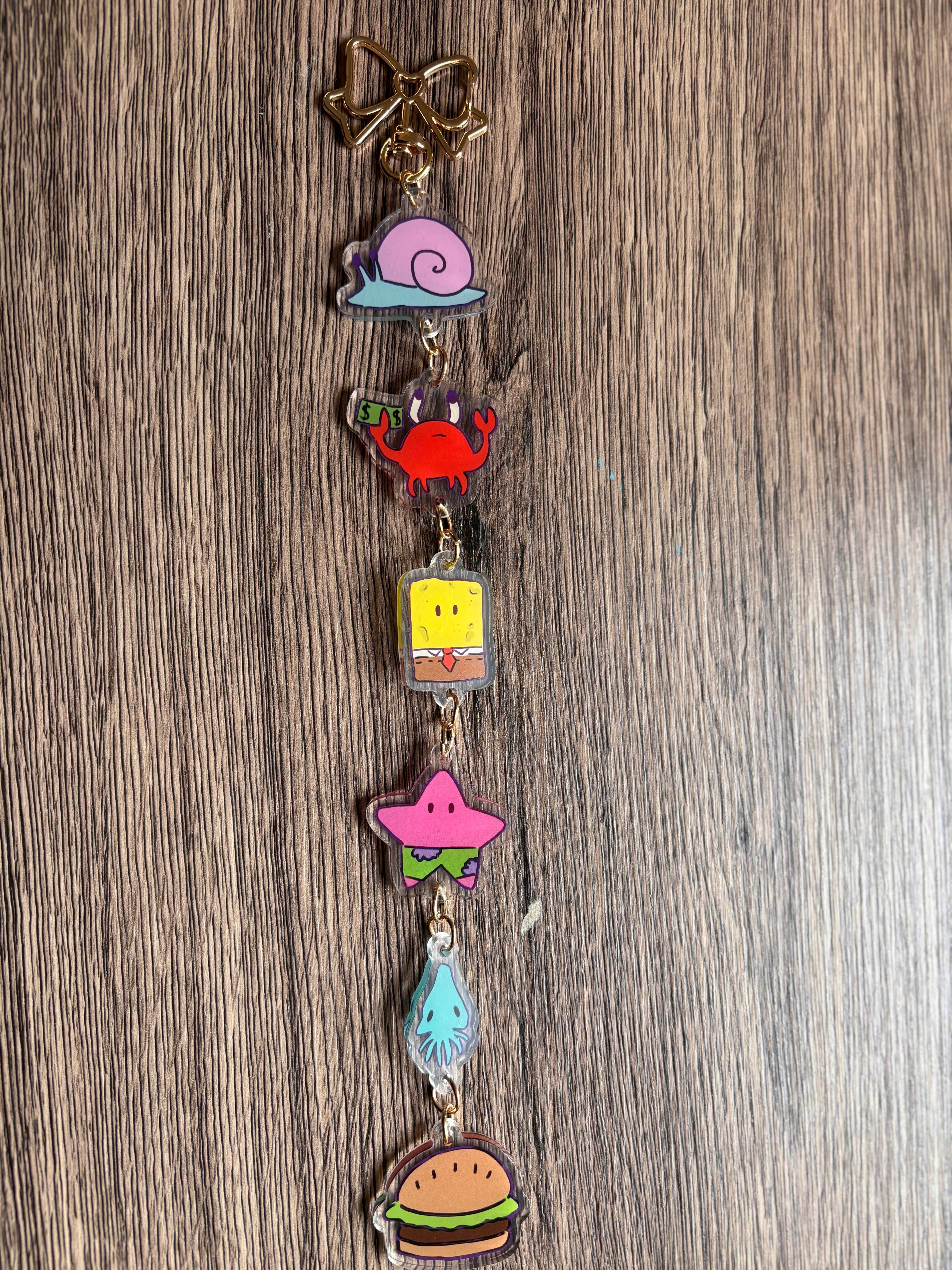 SquarePants + Friends (Keychain)