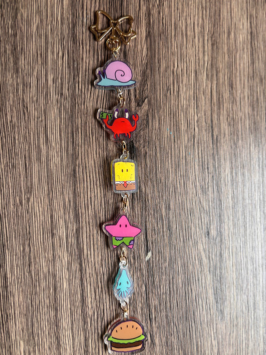 SquarePants + Friends (Keychain)